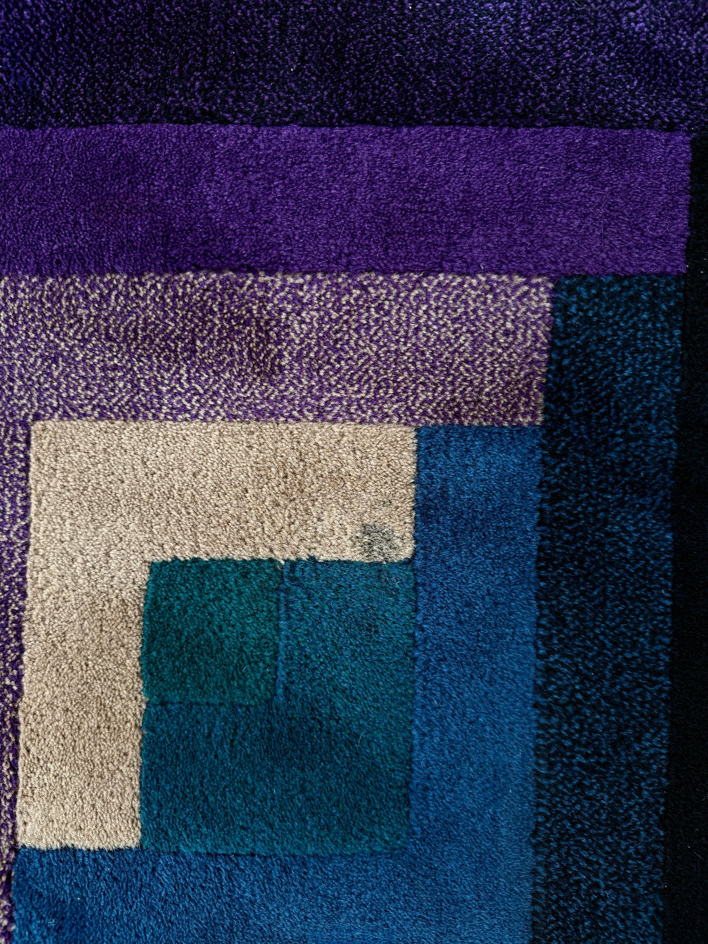 missoni wool rug, 1980s