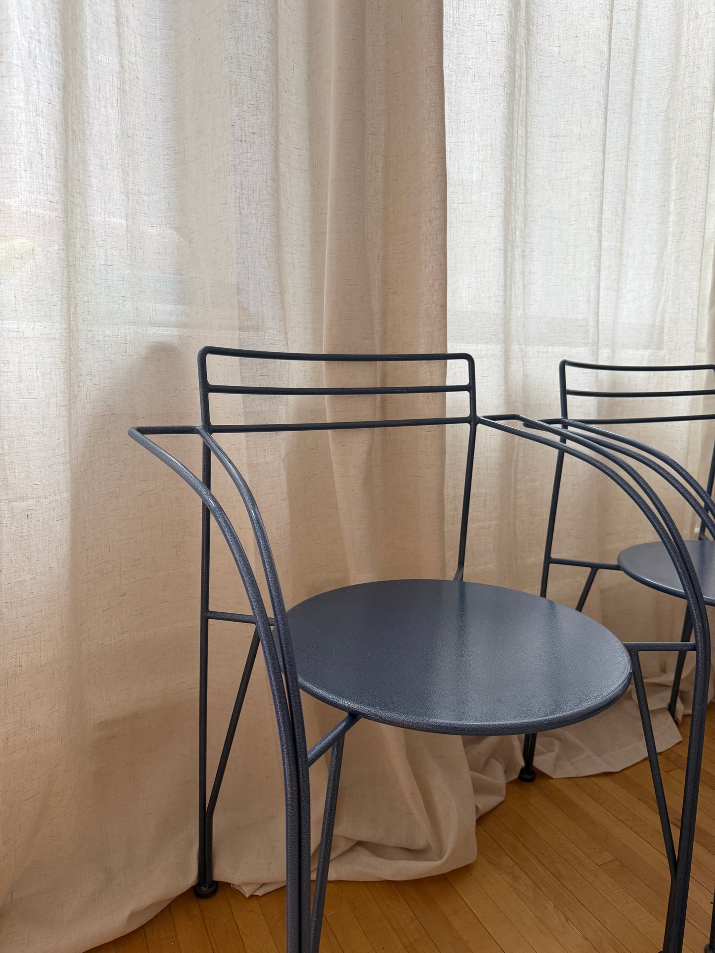 pascal mourgue chairs (set of 3)