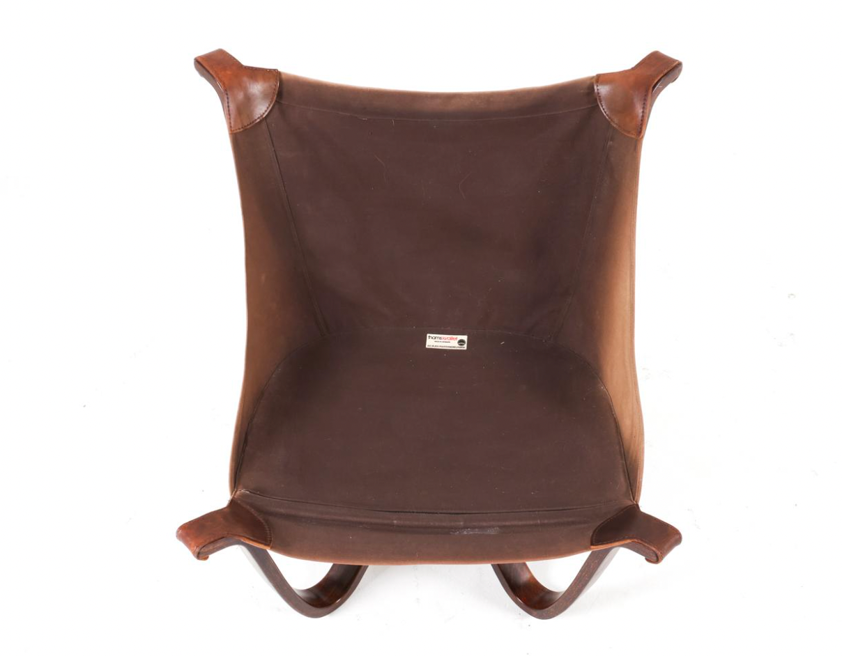 georg thams danish leather lounge chair