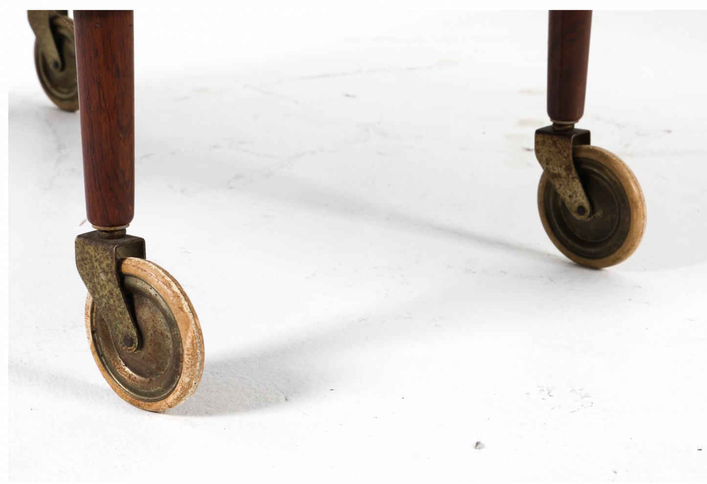 c.f.c. silkeborg rosewood bar cart, denmark c.1960s