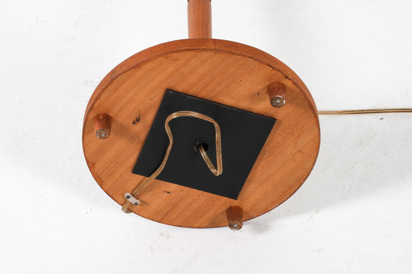 danish teak floor lamp