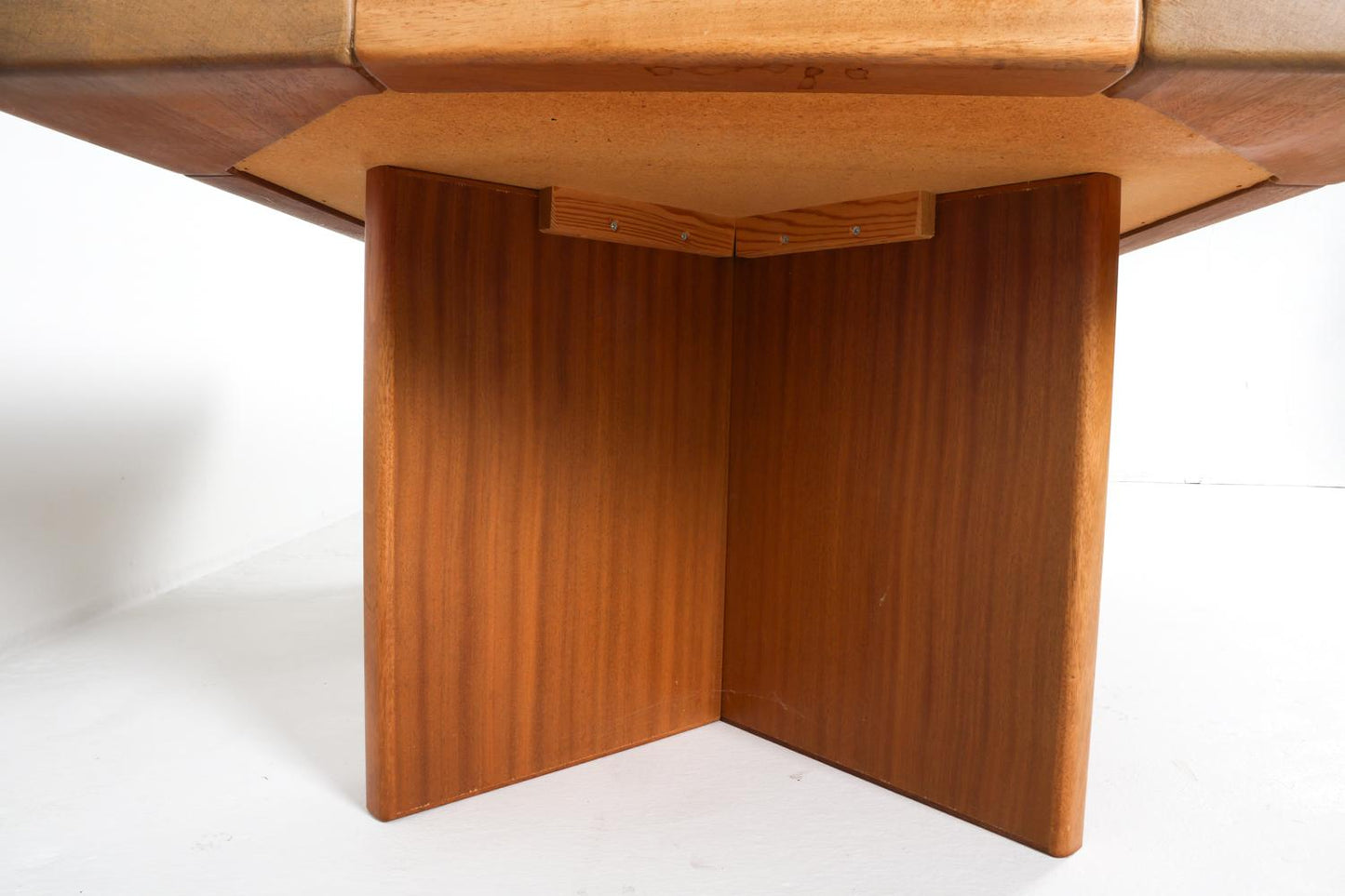 danish teak & stone coffee table