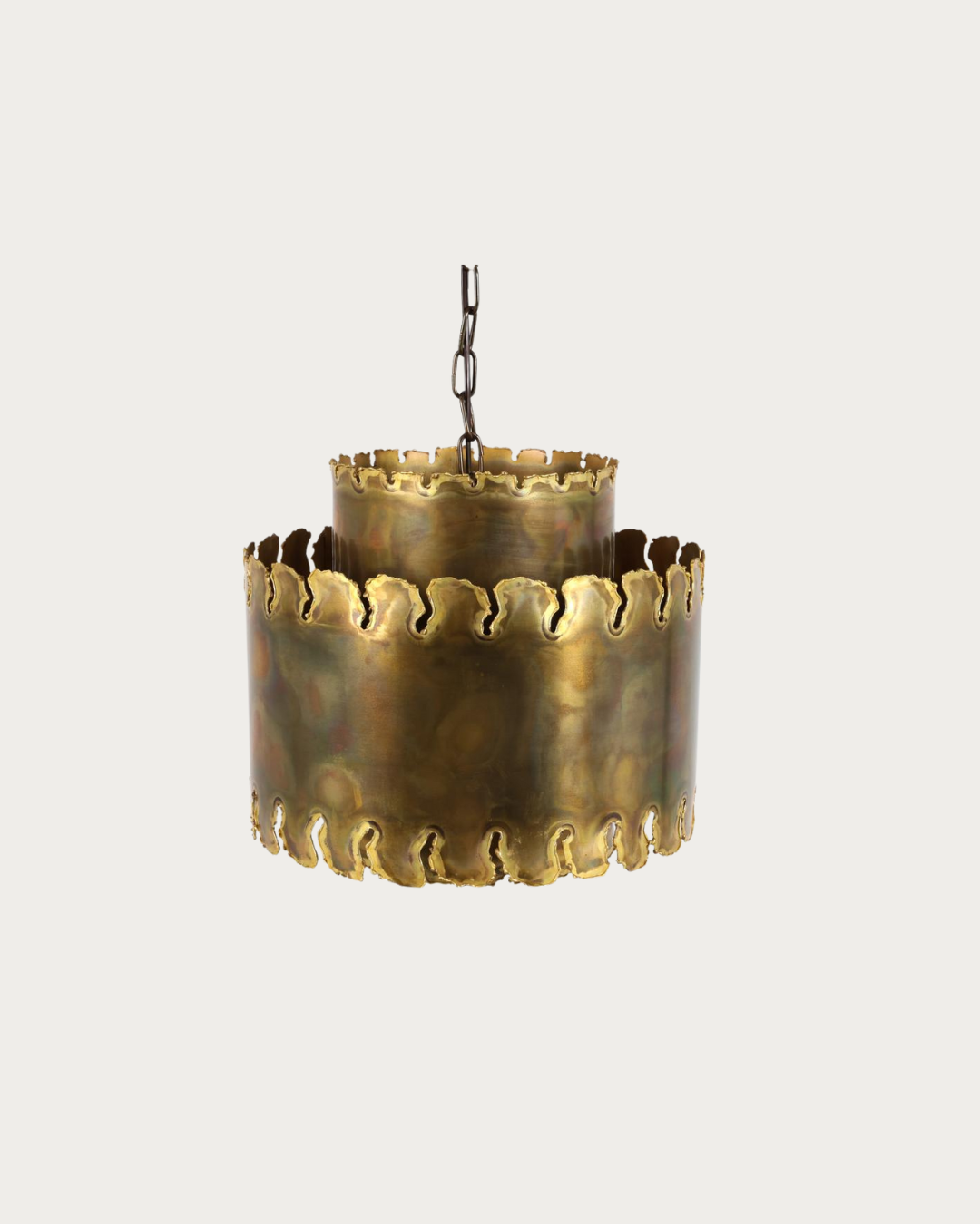 svend aage holm sorensen brass pendant light