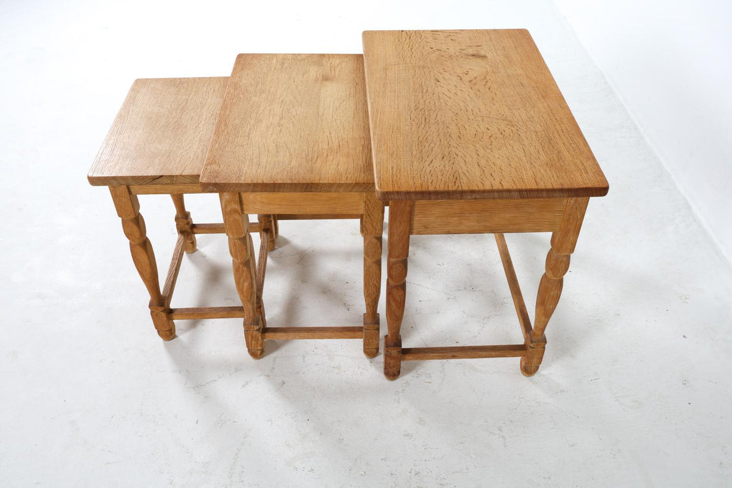 set of 3 henning kjaernulf style nesting tables