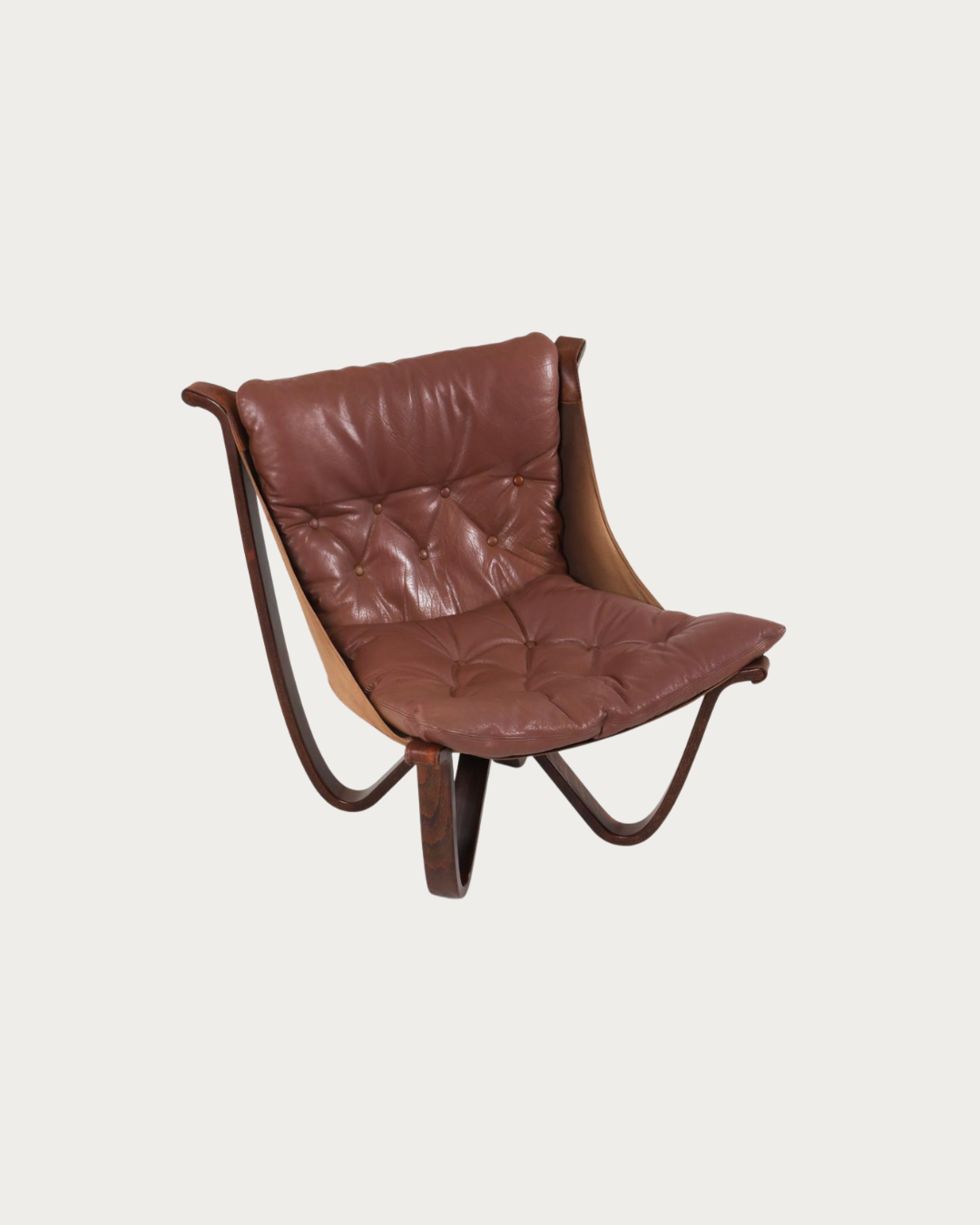 georg thams danish leather lounge chair