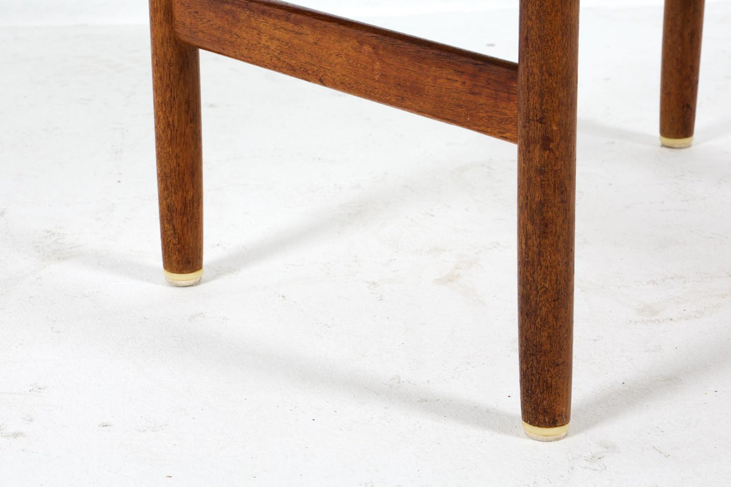 spottrup danish teak & leather stool