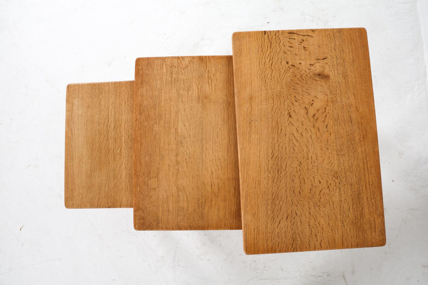 set of 3 henning kjaernulf style nesting tables