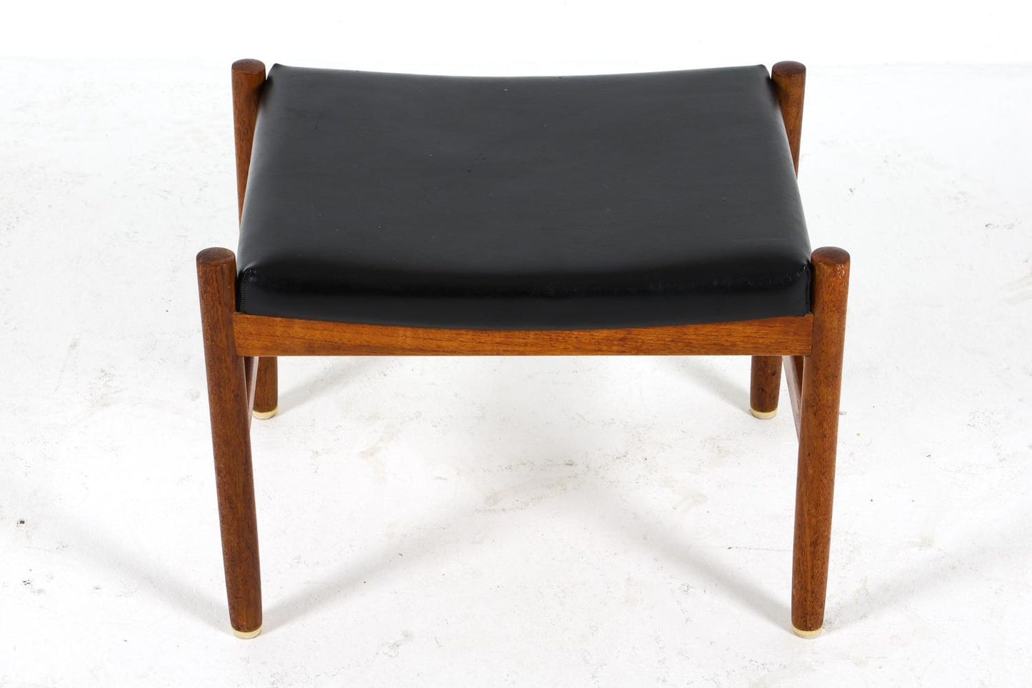spottrup danish teak & leather stool