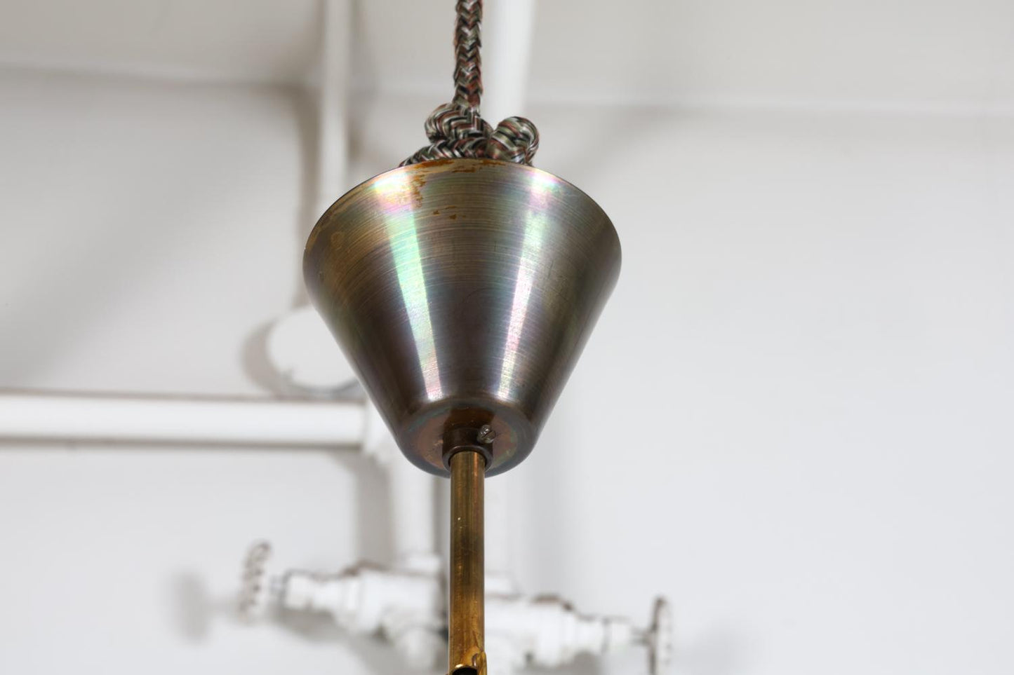 svend aage holm sorensen brass pendant light