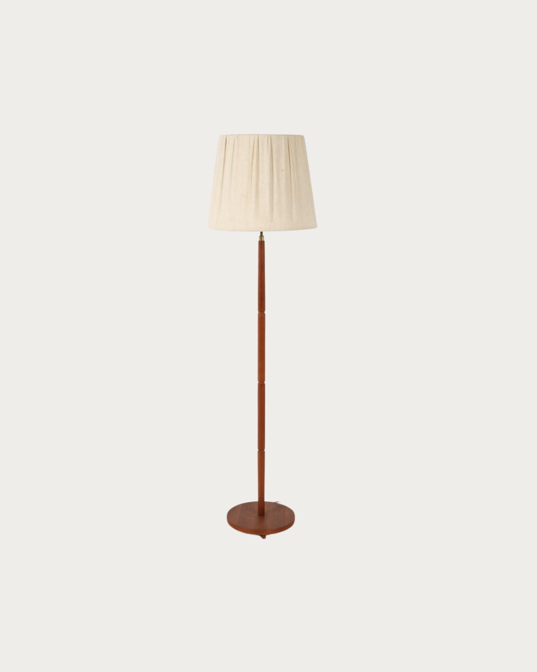 danish teak floor lamp