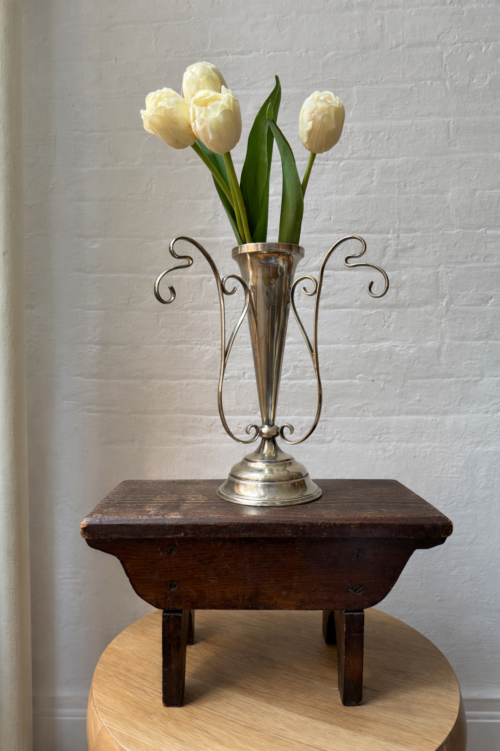early 20th c. american primitive stool