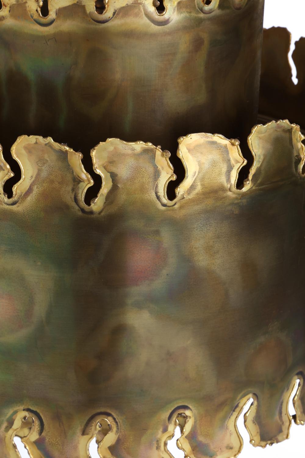 svend aage holm sorensen brass pendant light