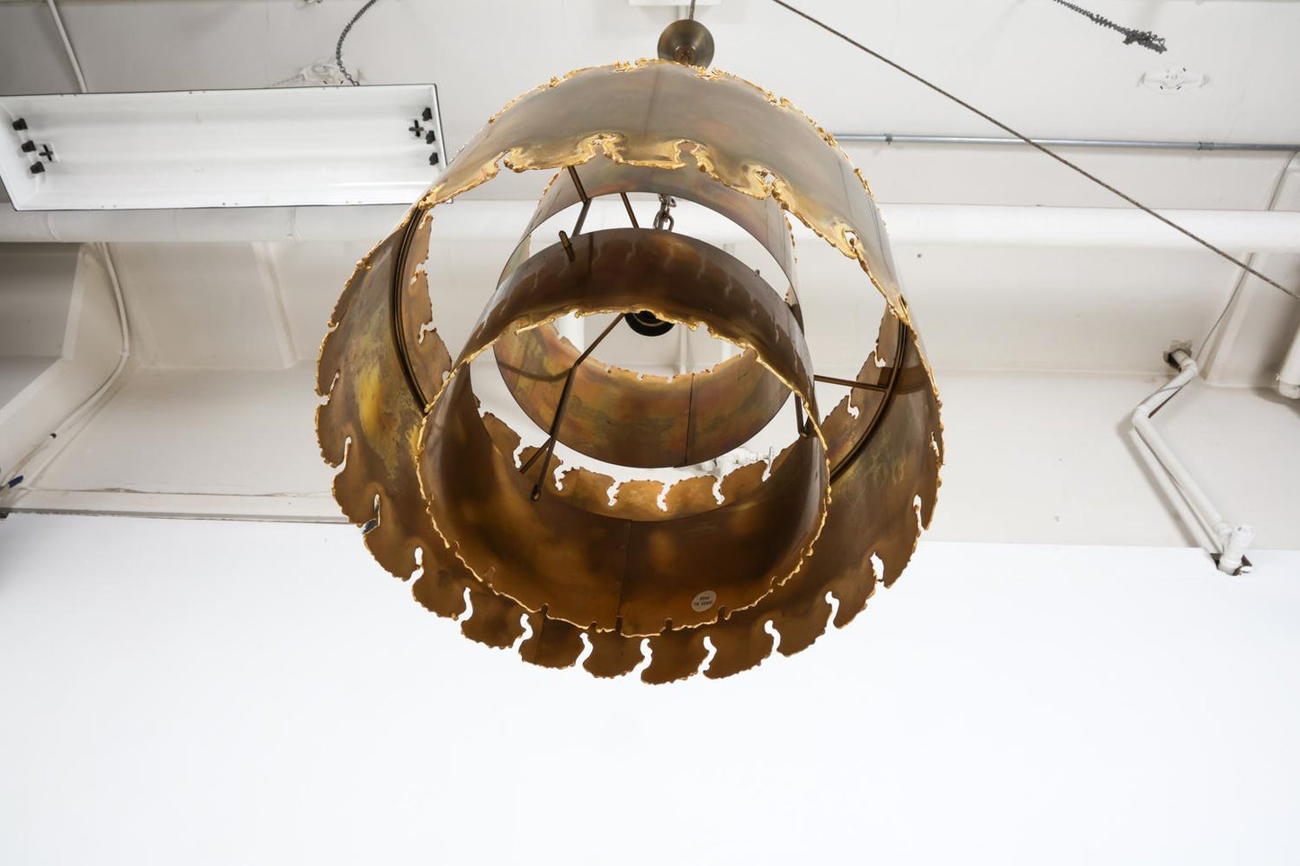 svend aage holm sorensen brass pendant light