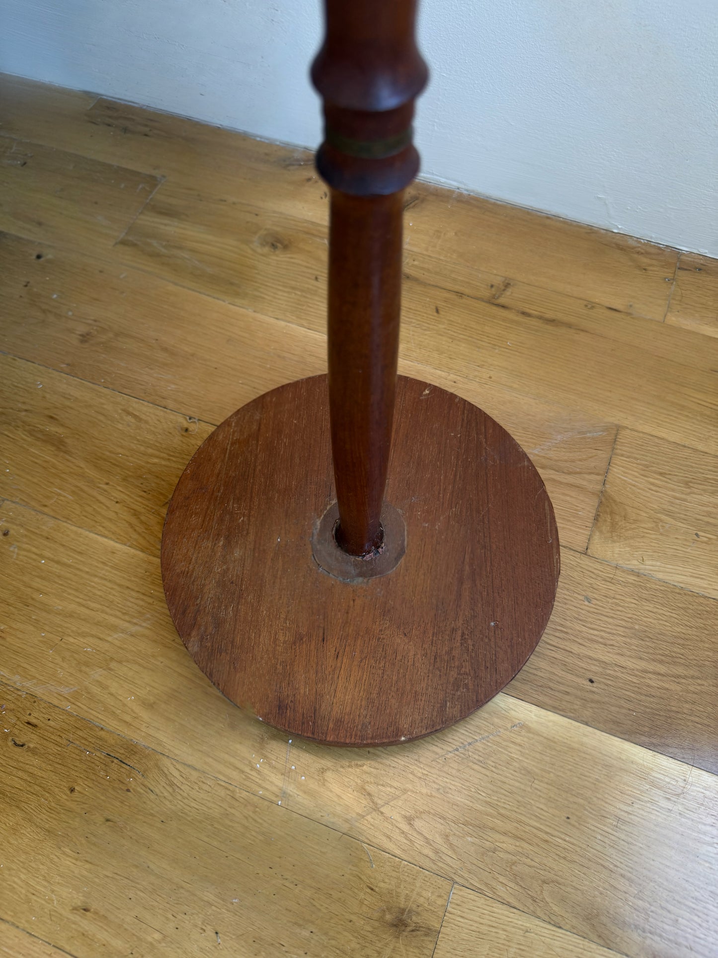 vintage danish teak floor lamp
