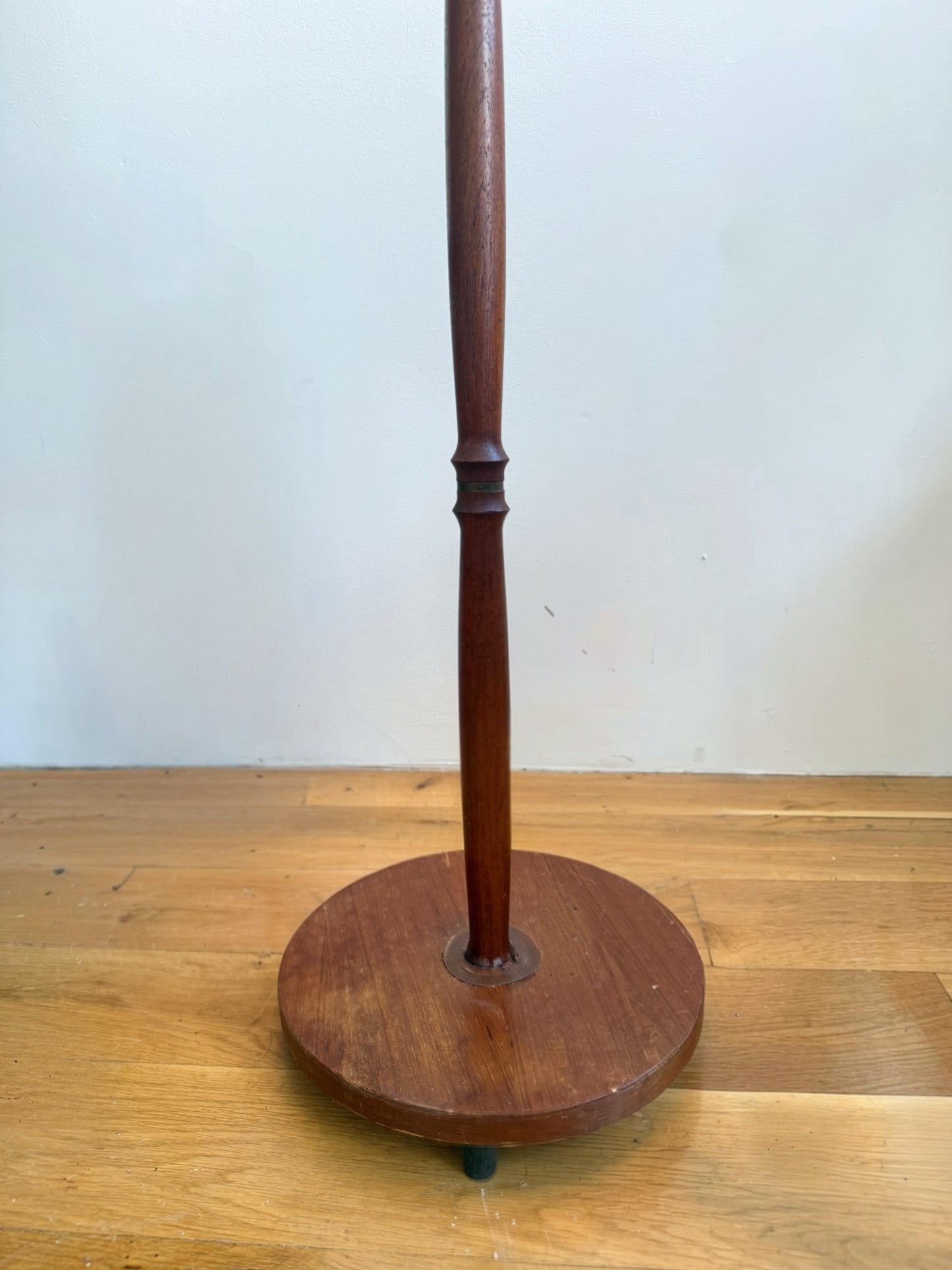vintage danish teak floor lamp