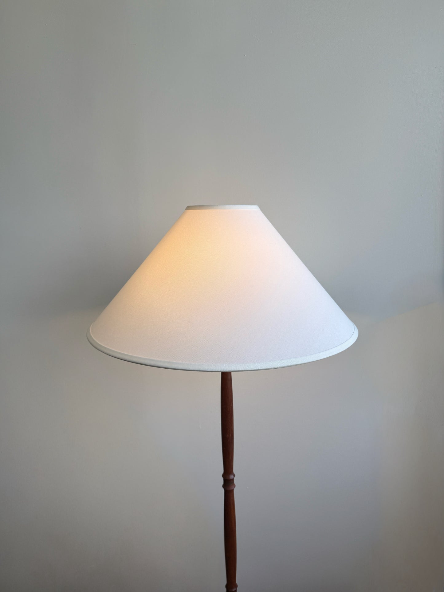 vintage danish teak floor lamp