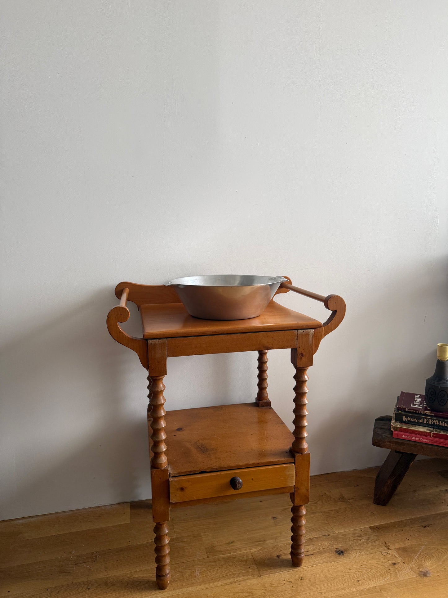 vintage nambe sculptural bowl