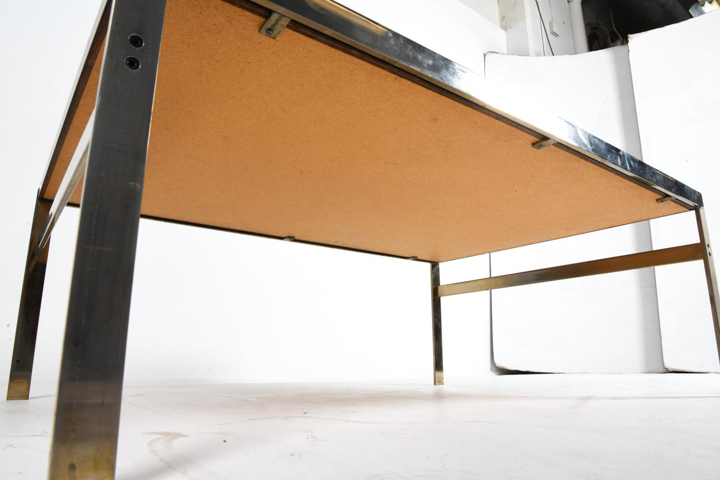 birte vedel howard steel and tile coffee table