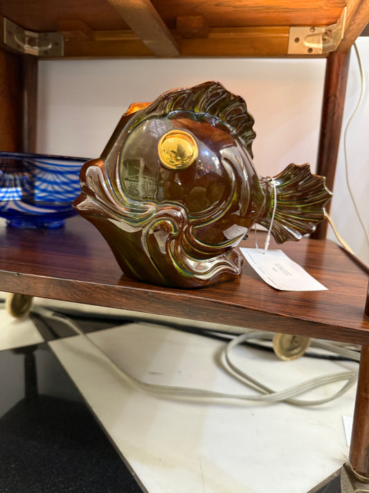 ceramic fish lamp