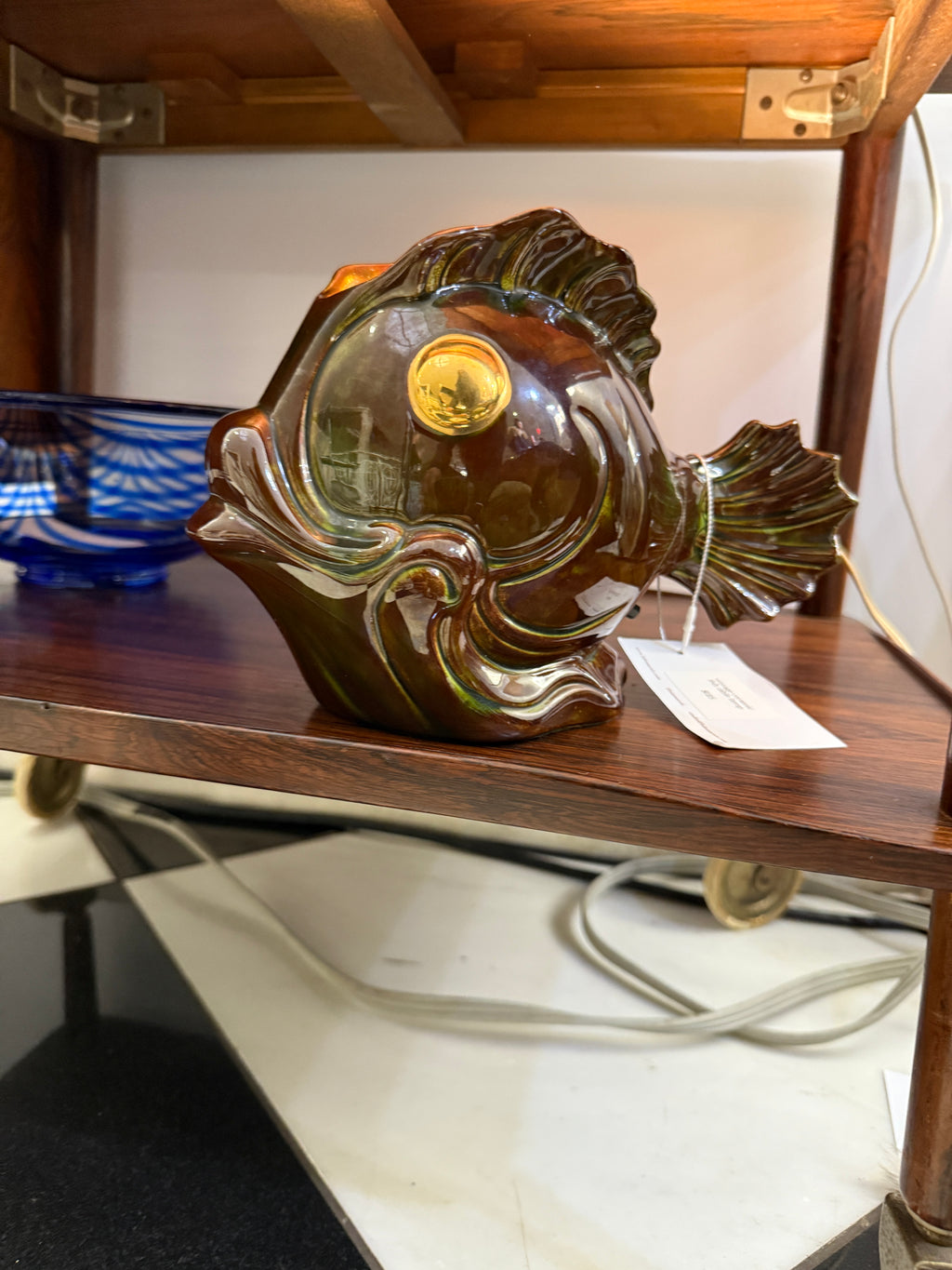 ceramic fish lamp