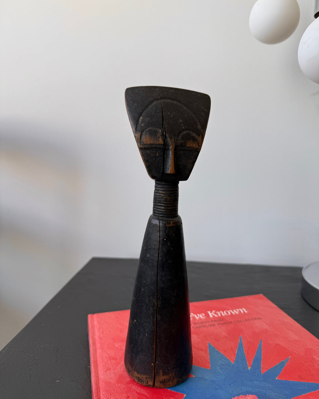 hand carved akuaba fertility figure