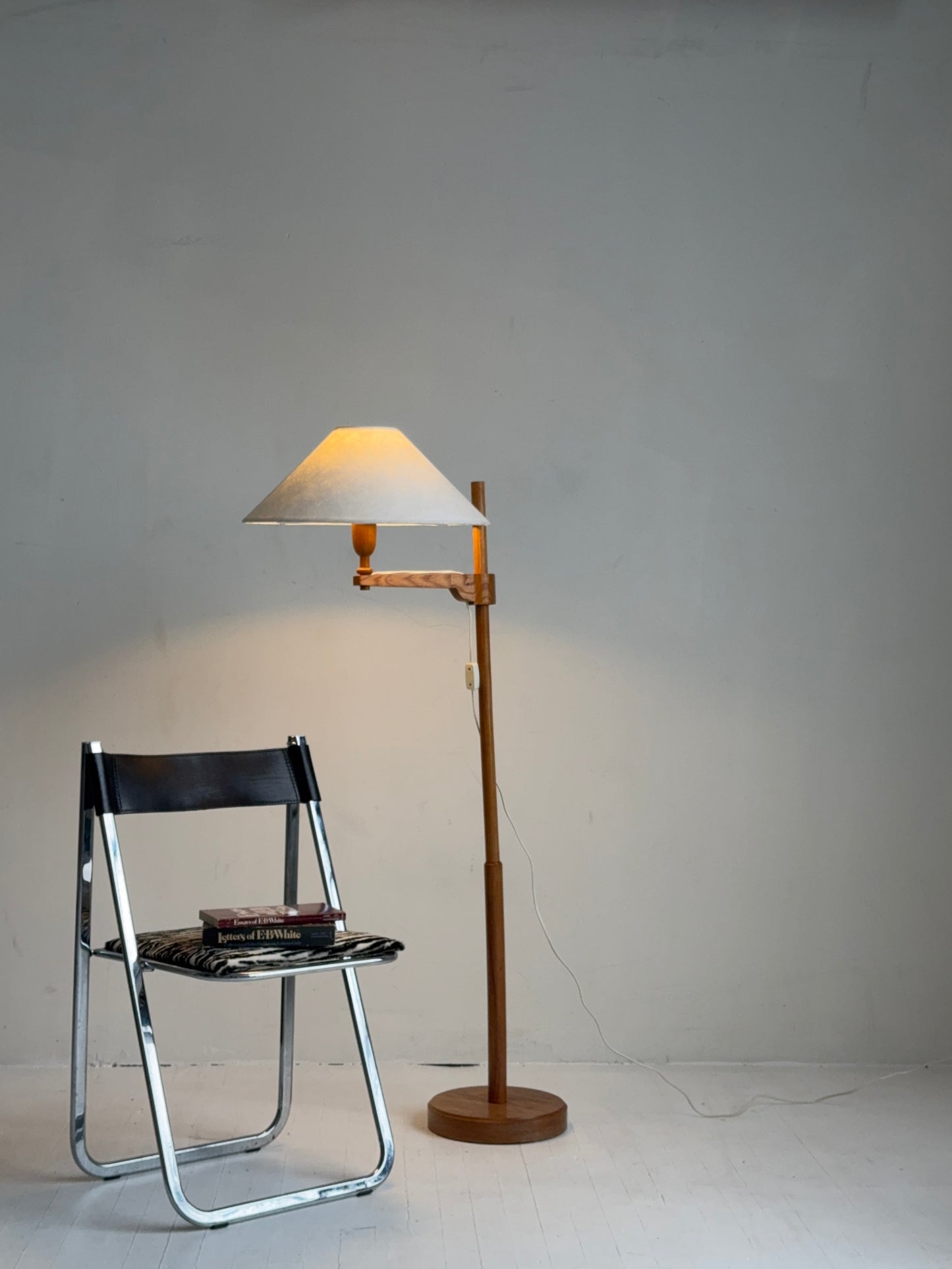 carl malmsten staken floor lamp, 1970s