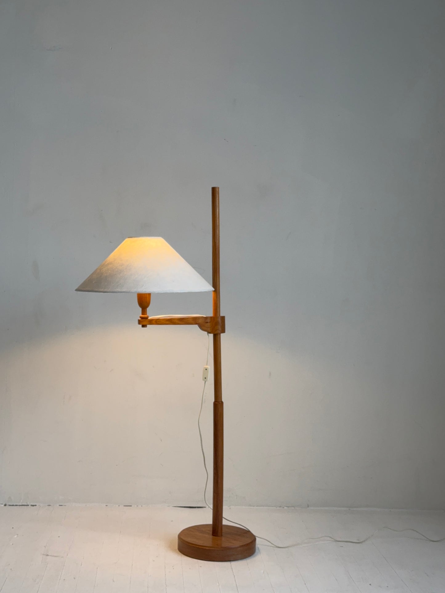 carl malmsten staken floor lamp, 1970s