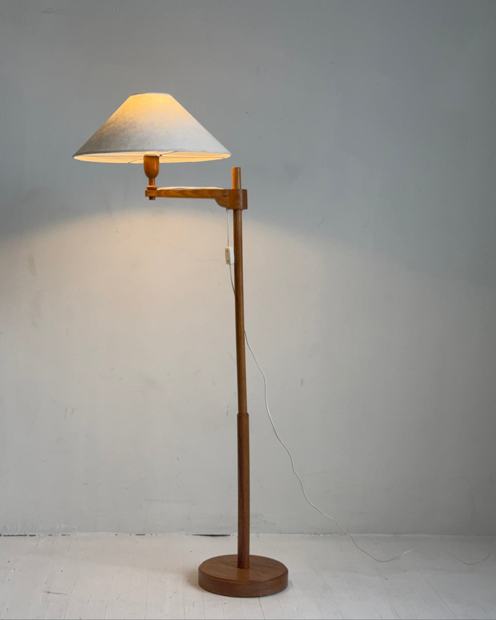carl malmsten staken floor lamp, 1970s