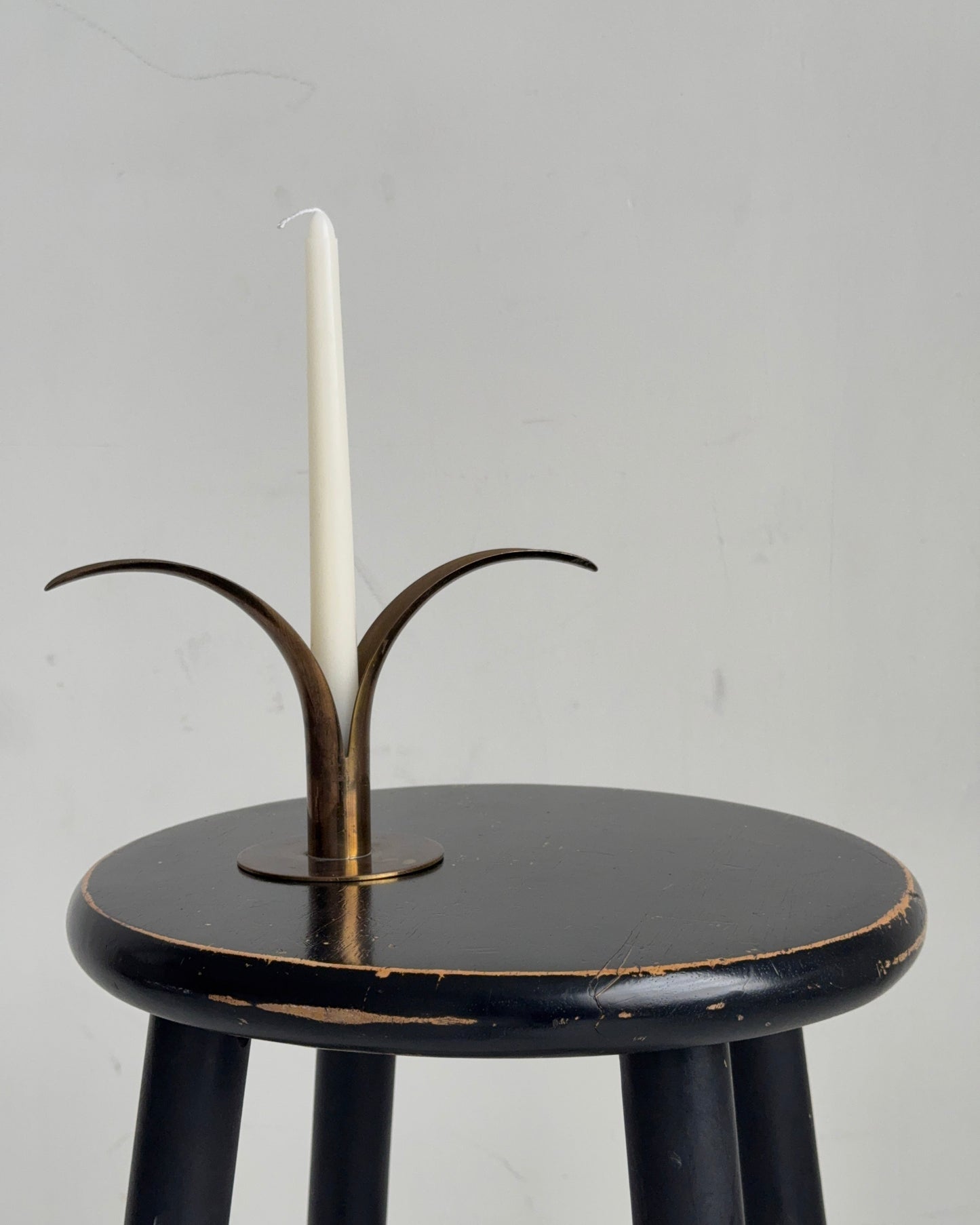 vintage brass candleholder