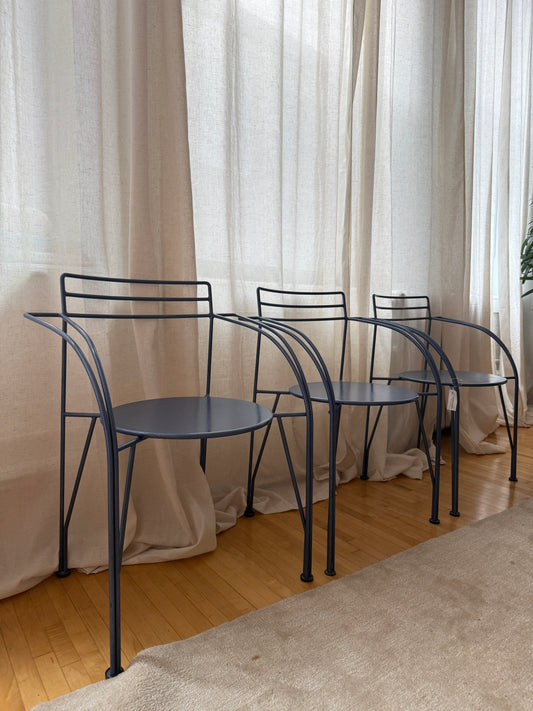 pascal mourgue chairs (set of 3)