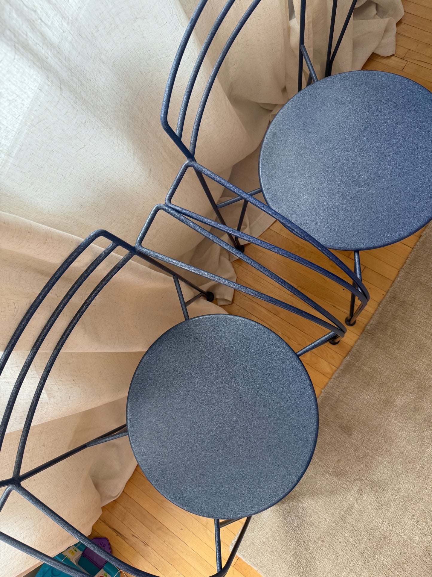 pascal mourgue chairs (set of 3)
