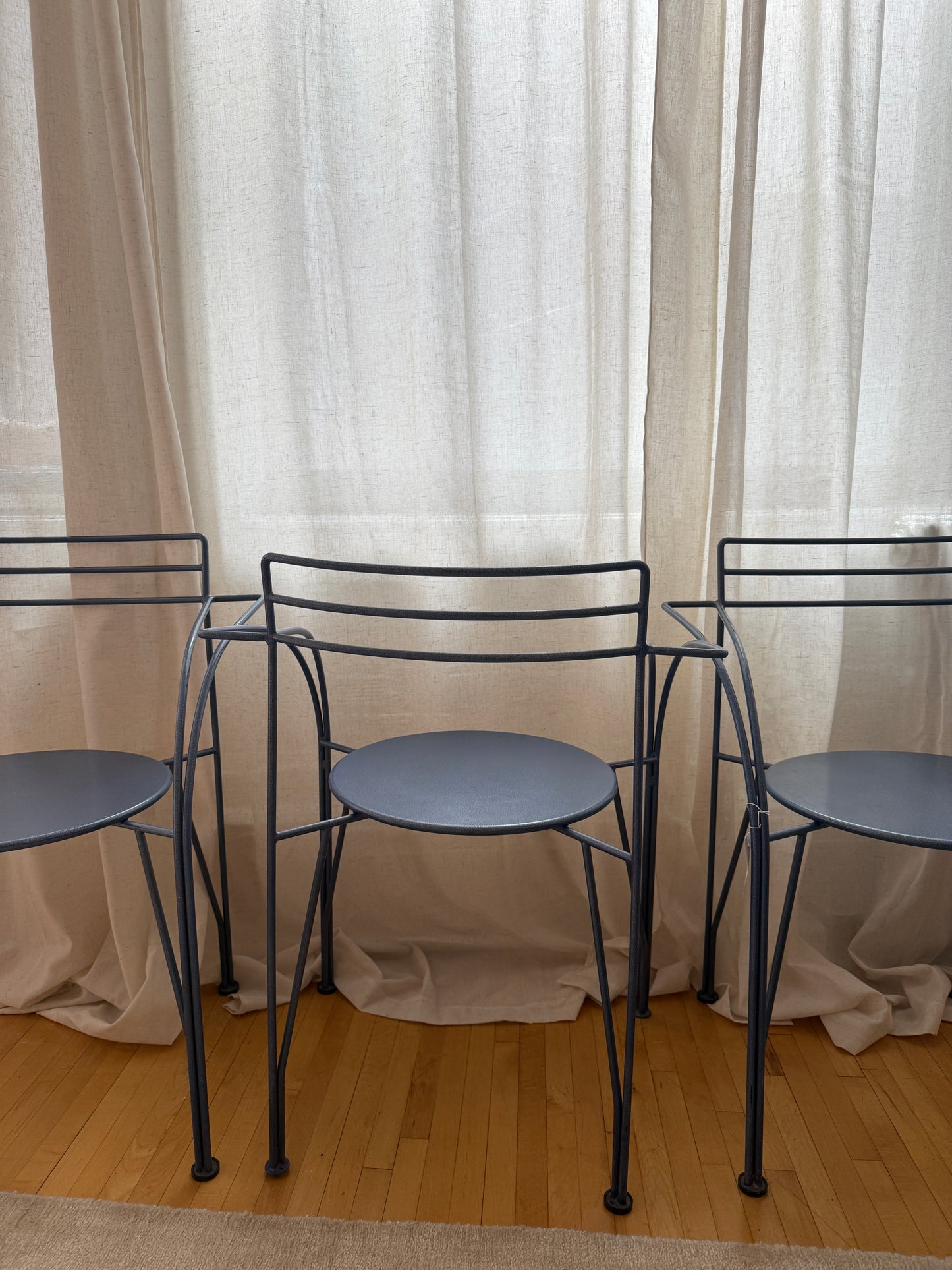 pascal mourgue chairs (set of 3)