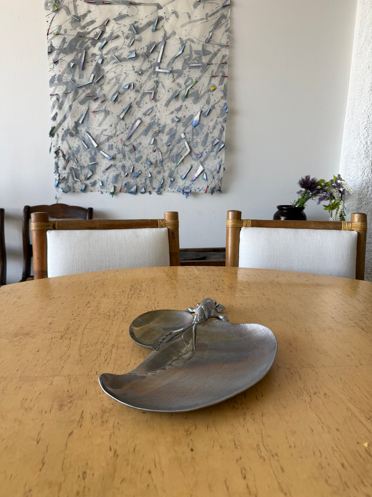 rent: vintage bruce fox sculptural lobster serving platter