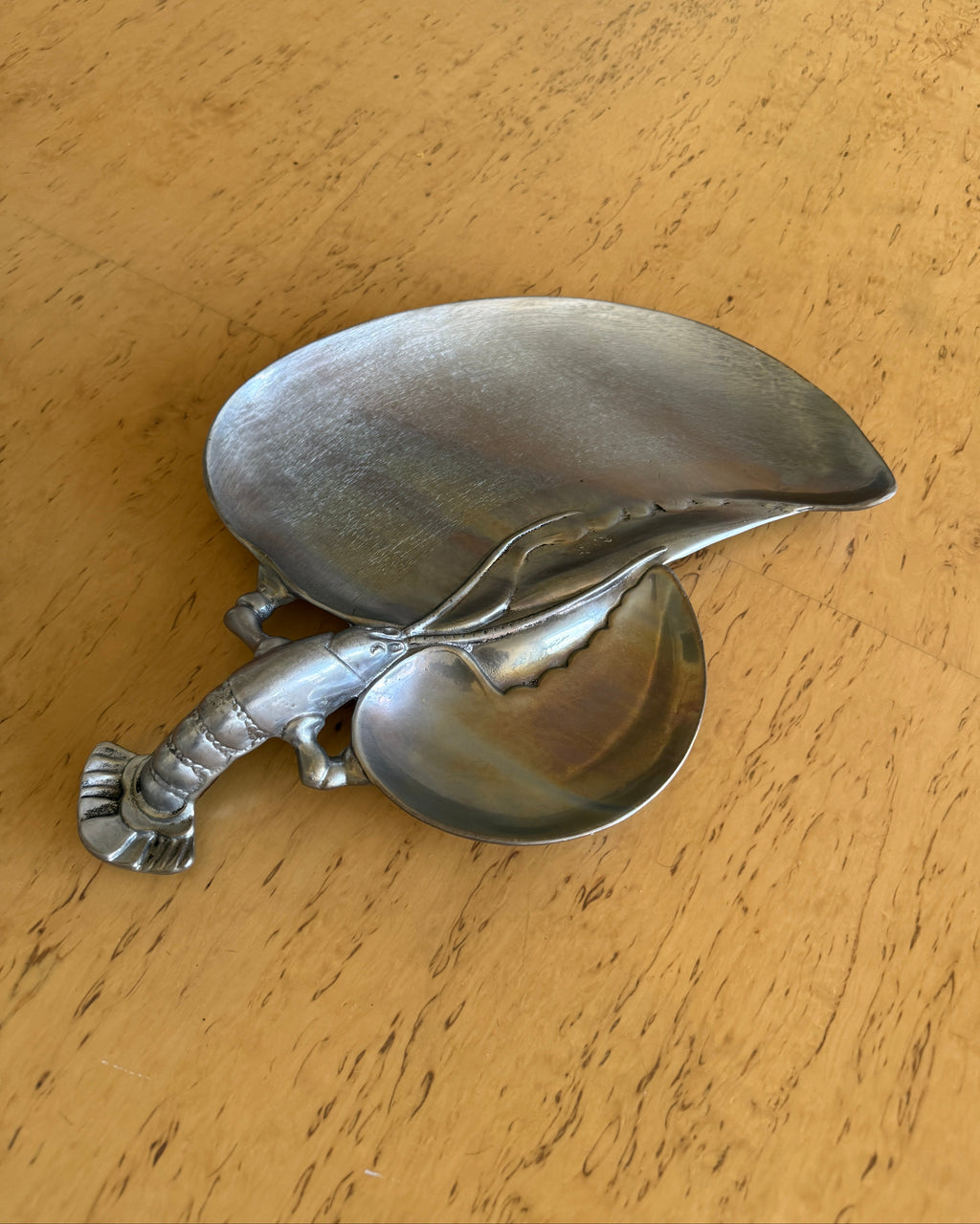 vintage bruce fox sculptural lobster serving platter