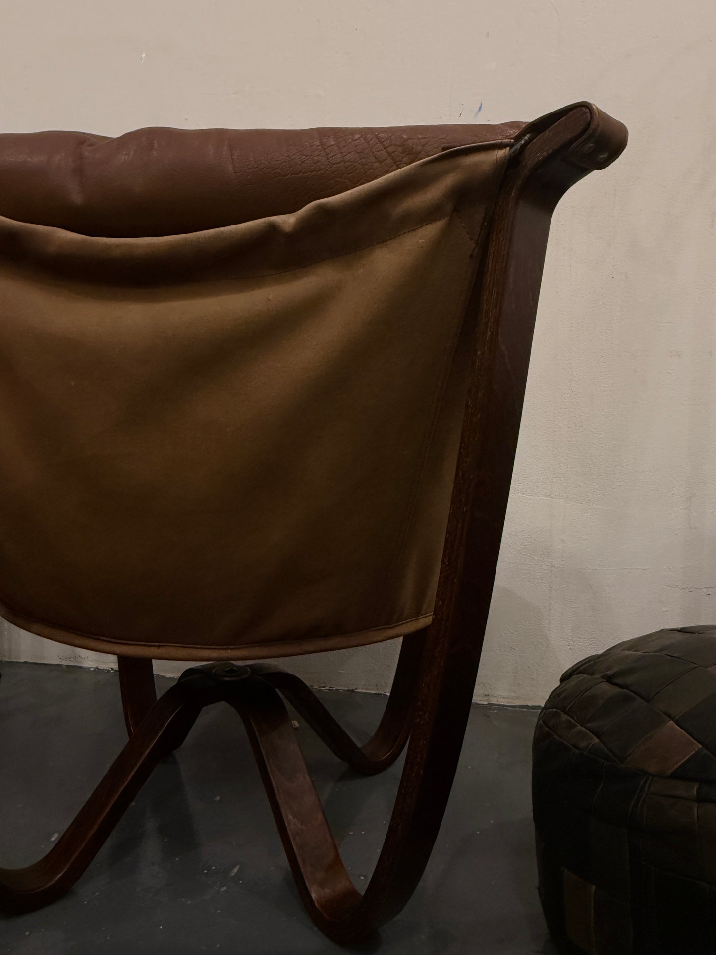 georg thams danish leather lounge chair