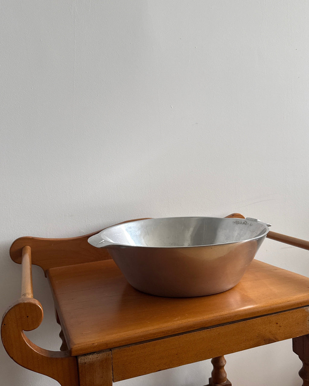 vintage nambe sculptural bowl