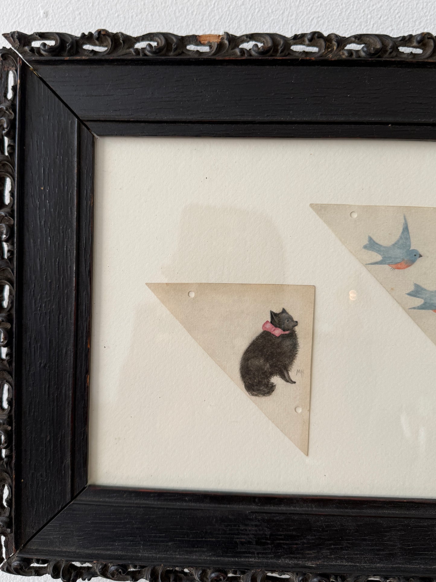 antique victorian watercolor
