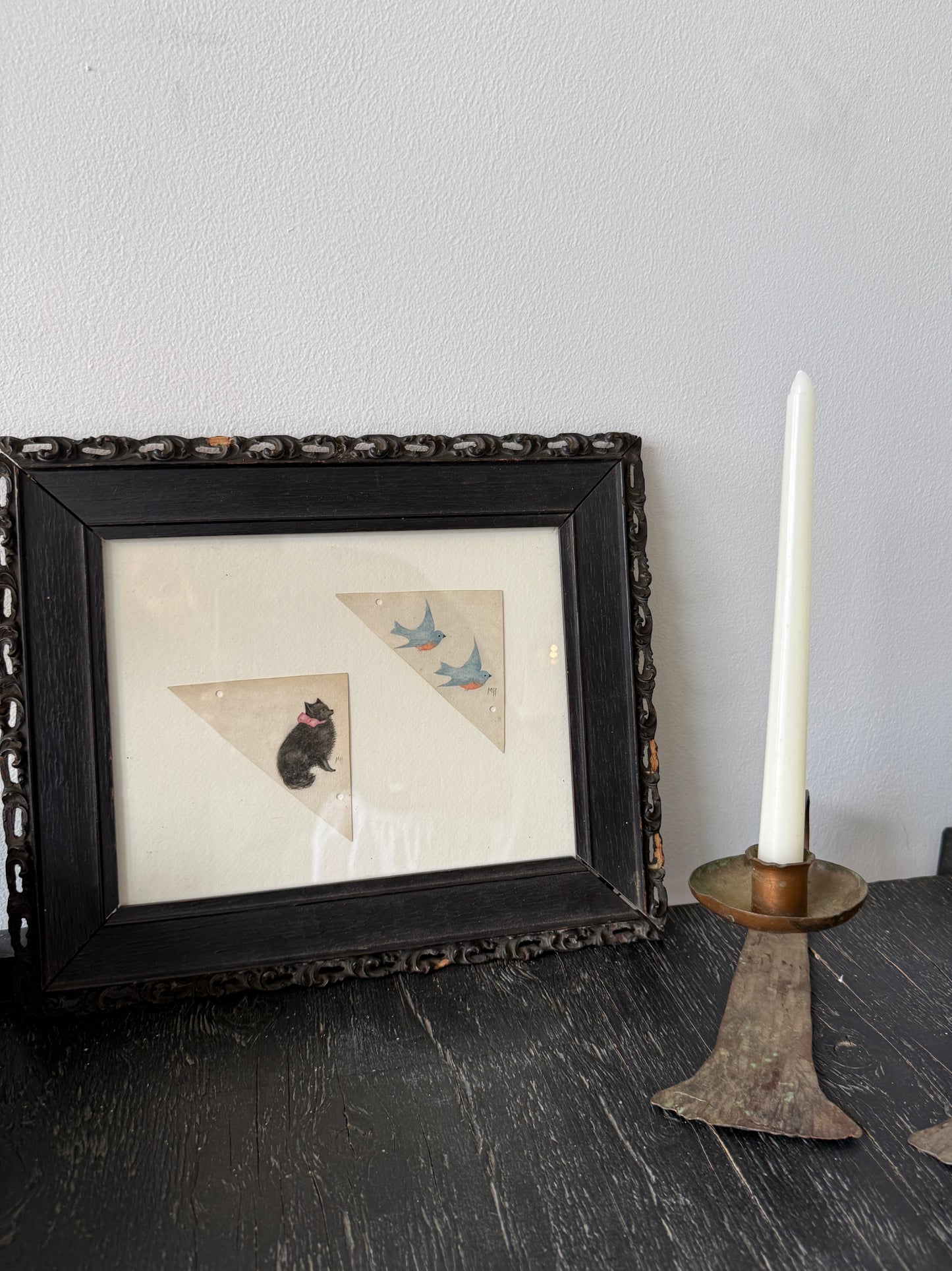 antique victorian watercolor