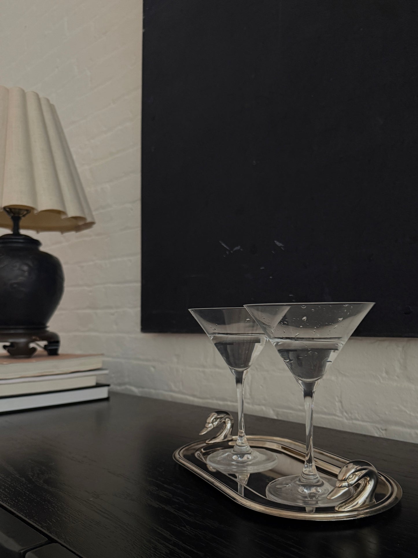 vintage french hand-hammered pewter vase