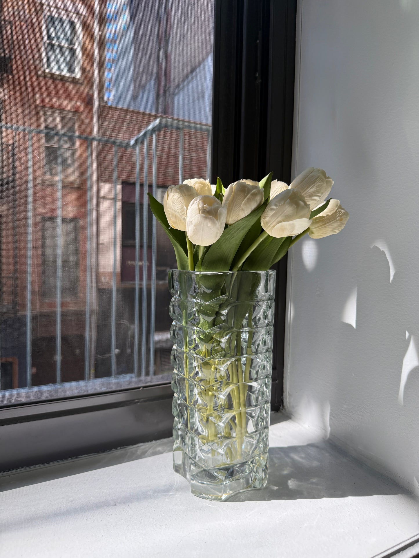 vintage brutalist vase (france)