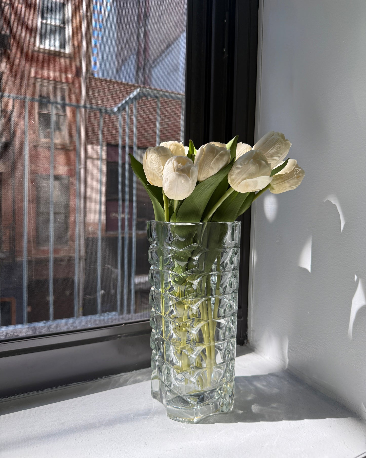 vintage brutalist vase (france)