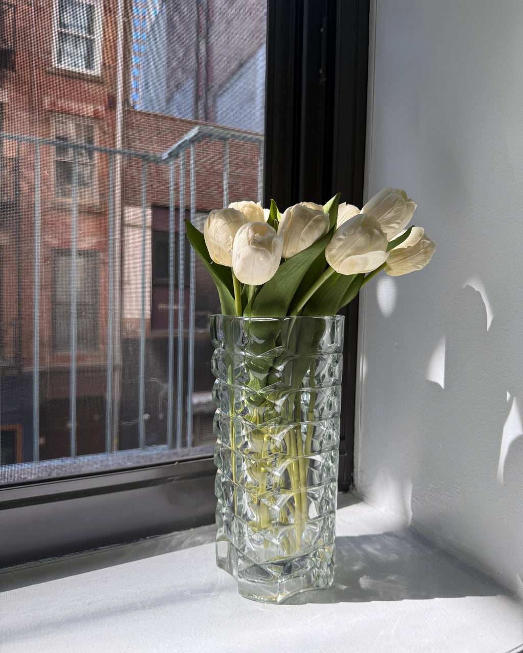 vintage brutalist vase (france)
