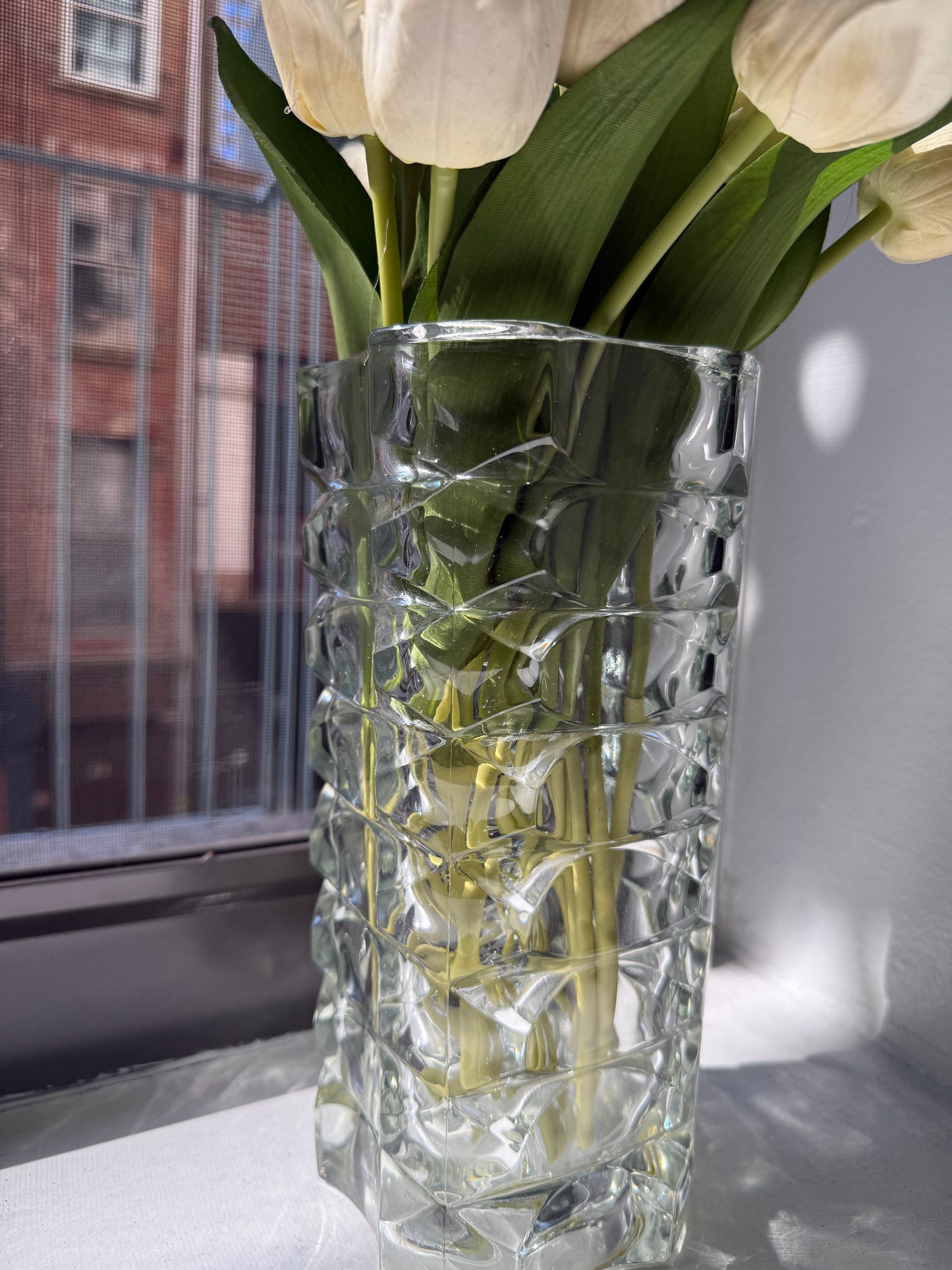 vintage brutalist vase (france)