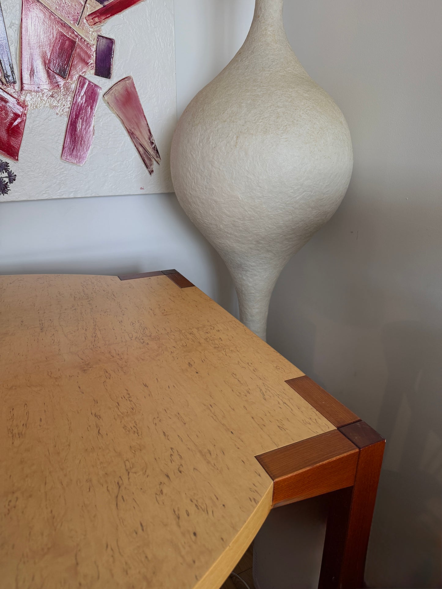 1970s swedish birch dining table by klaessons möbelfabrik