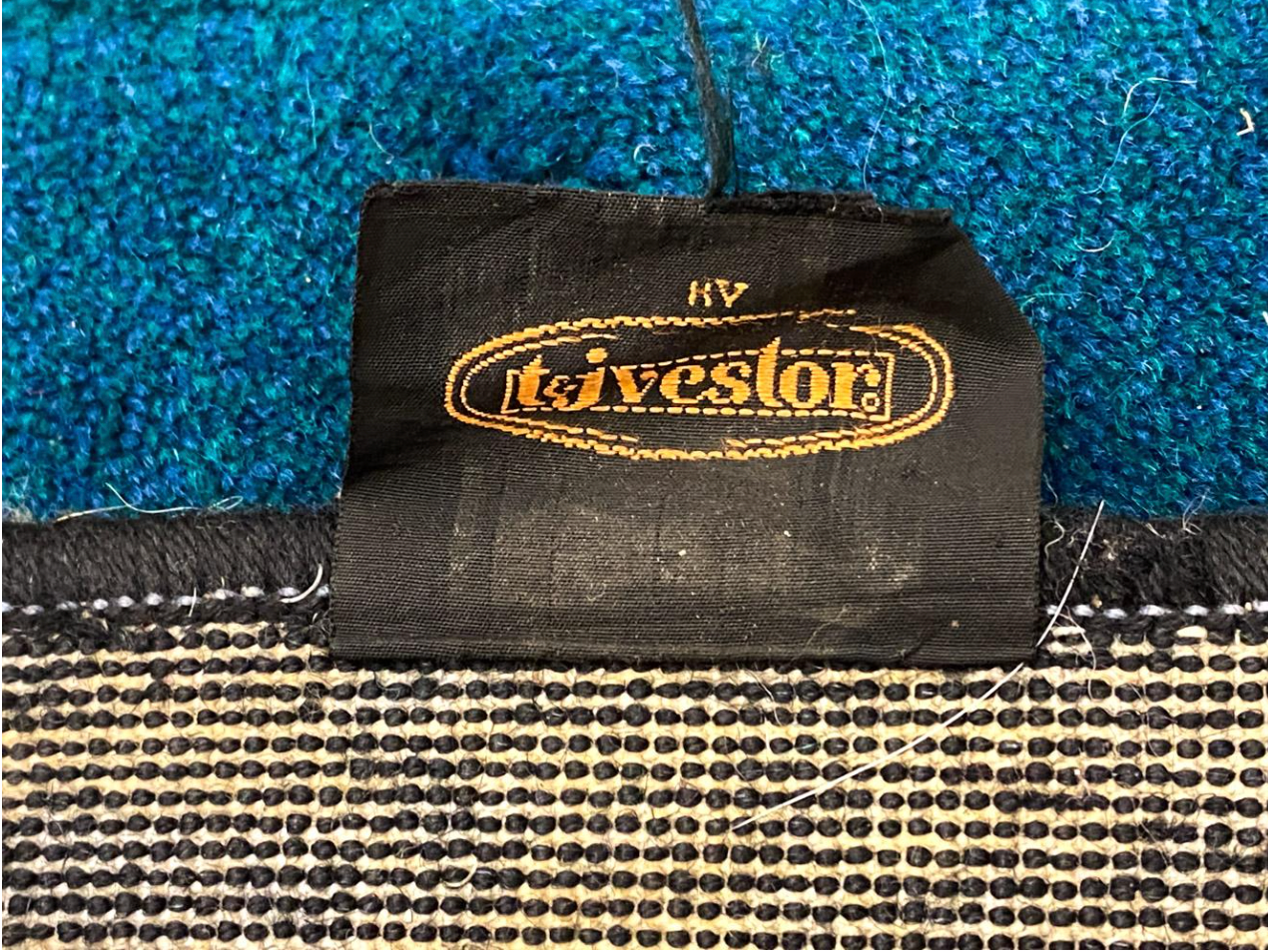 missoni wool rug, 1980s