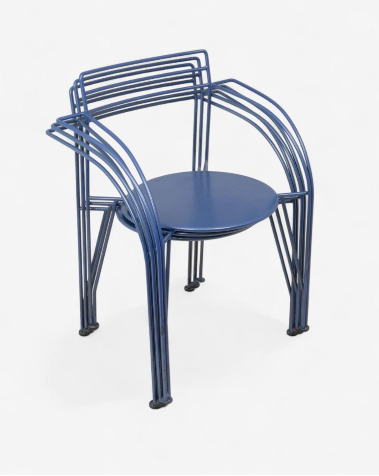 pascal mourgue chairs (set of 3)