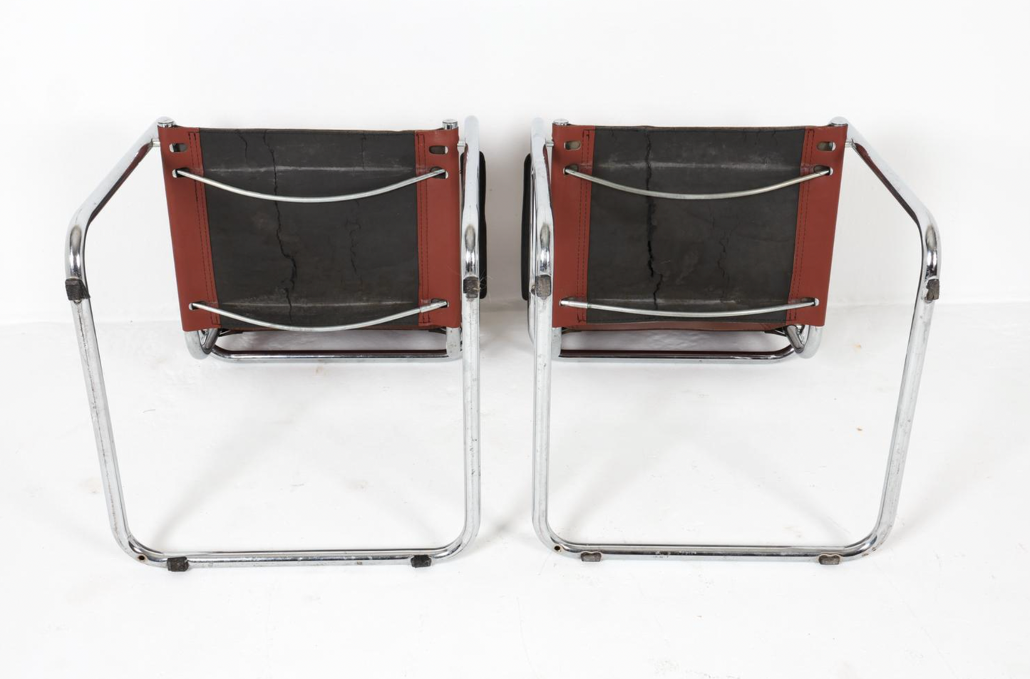 mart stam for breuer cantilever dining chairs, set of four (italy, c.1970s)