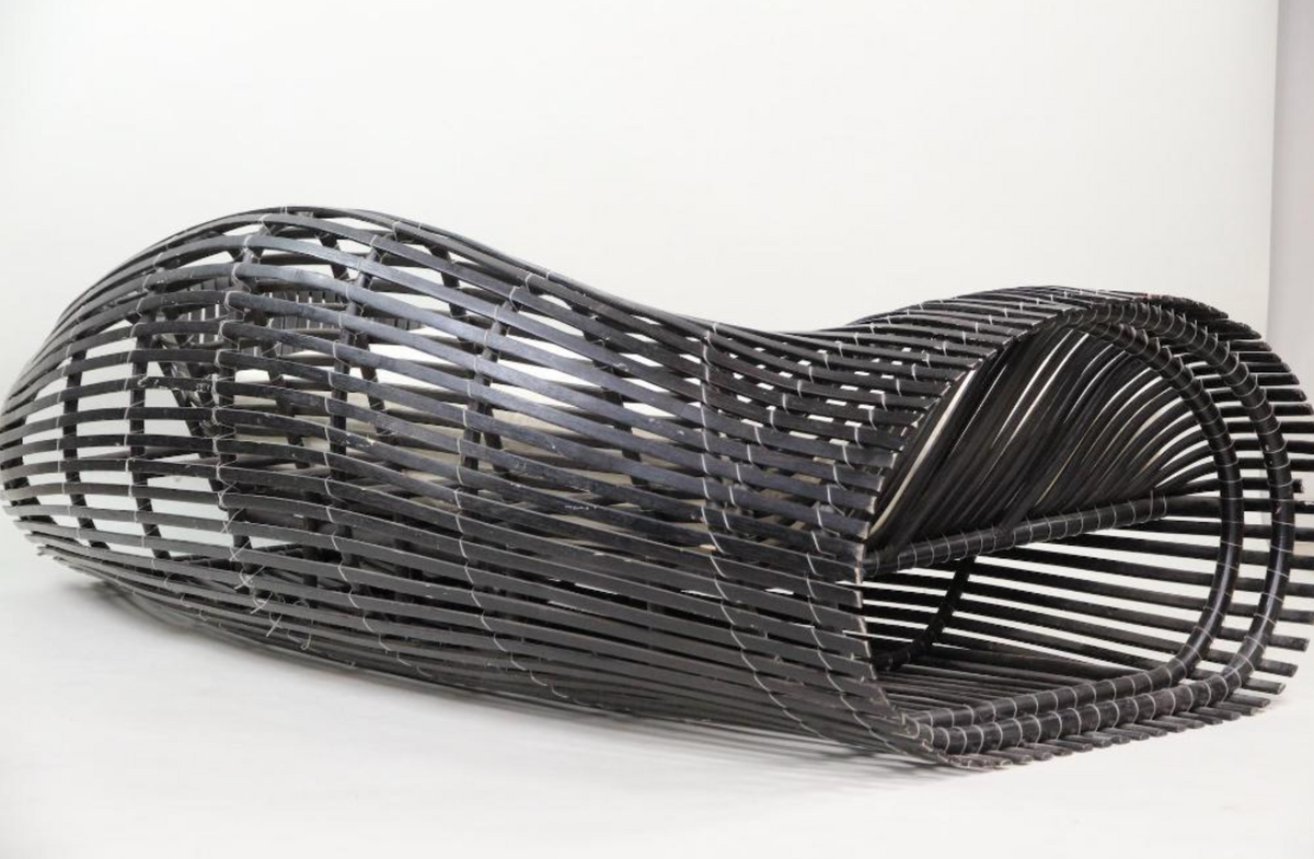 kenneth cobonpue attributed lolah rattan sofa