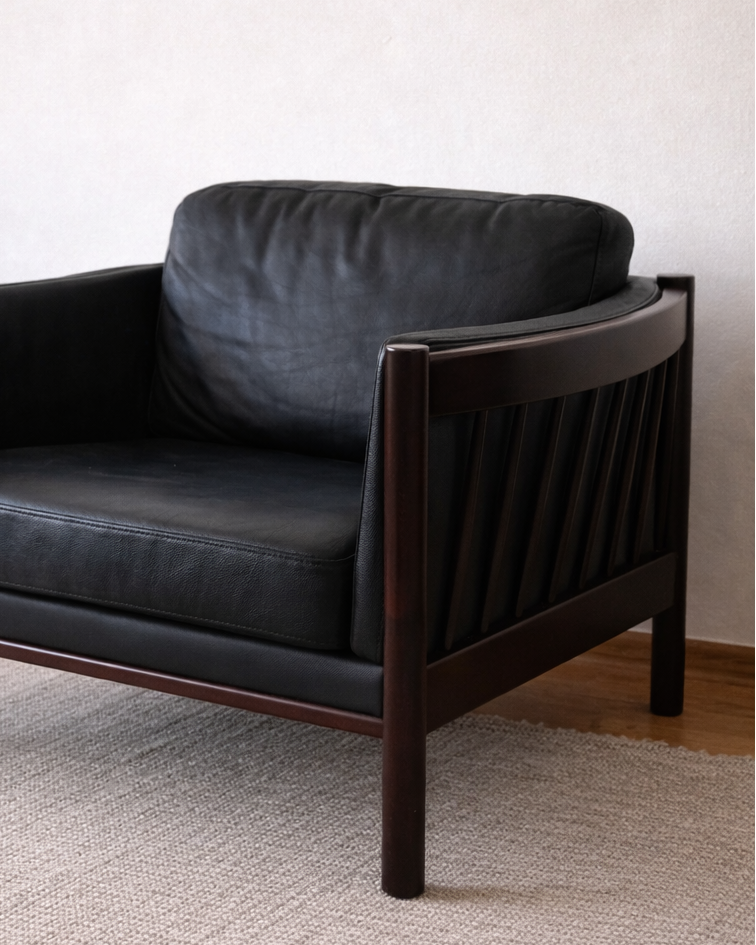 kurt skovby for hjemme hos danish leather lounge chair
