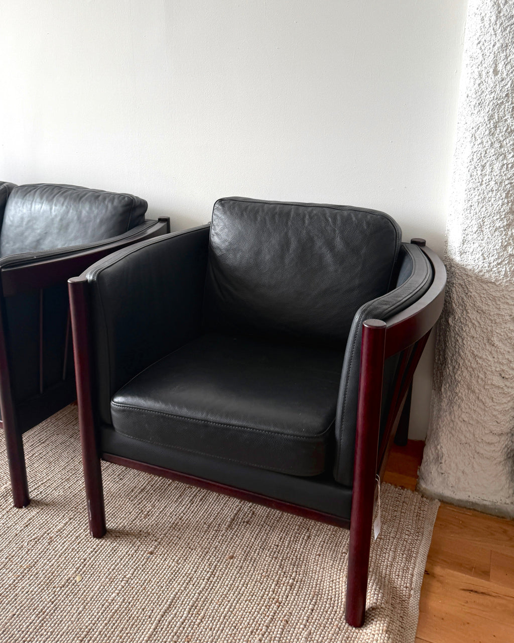kurt skovby for hjemme hos danish leather lounge chair